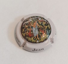 Capsule de Champagne Jean Vesselle Bouzy contour blanc