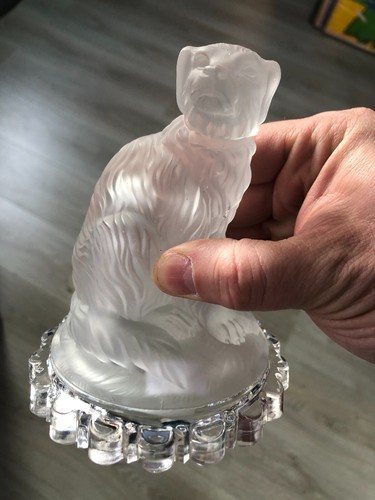 Ancien presse papier verre - presse,