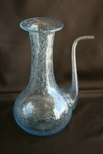 Huilier en verre bullé signé  BIOT