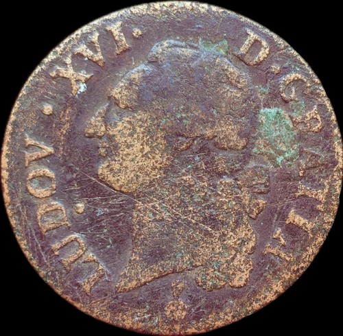Monnaie royale louis xvi - royale, sol