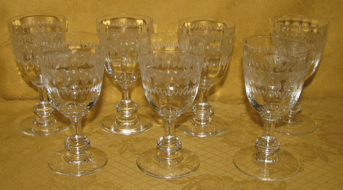 Série verres porto en - 7,