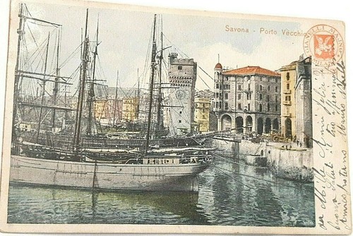 Carte postale savone vieux - postale,