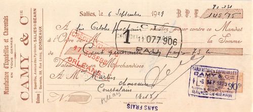 1929 manufacture espadrilles - manufacture, d