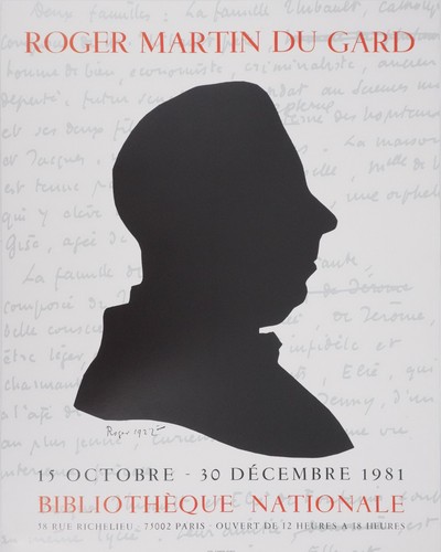 Affiche vintage ecole xxème - [affiche,