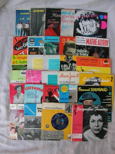 Disque vinyl tour divers - 45,
