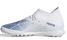 Chaussures de football Adidas Predator Edge.3 TF M GX0000 blanche (Taille 40)