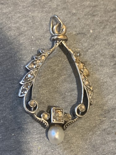Pendentif ancien diamants
