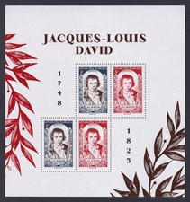France - 2025 Bloc Jacques Louis David du salon d'Automne, neuf**, très beau