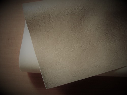 Coupon simili cuir beige - coupon,