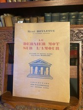 René Boylesve — Le Dernier mot sur l’amour. pointes sèches par Lucien Madrassi.