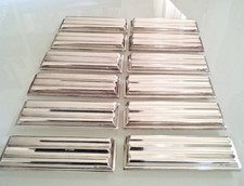 Porte Couteaux en métal argenté CHRISTOFLE modèle ondulation de LUC LANEL