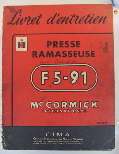 Livret entretien presse - livret,