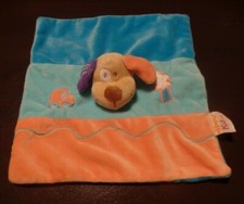 S3P / doudou plat chien bleu