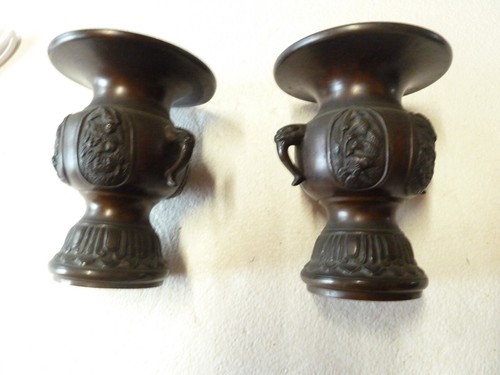 Vases chinois bronze à - vases,
