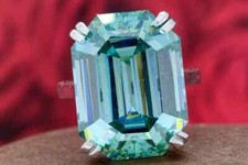 RARE BAGUE SOLITAIRE EN ARGENT