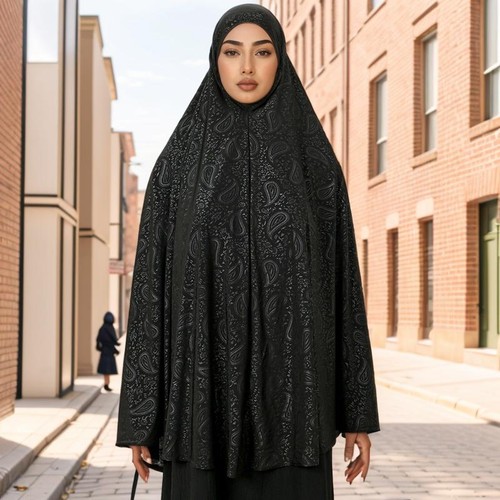 Women paisley hijab long shawl - hijab,