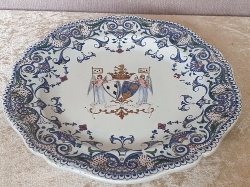 Belle assiette faience de - belle, en