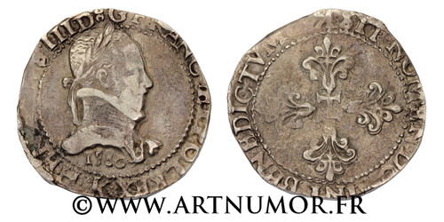 Henri iii franc col plat - -,