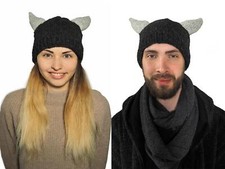 Casque Viking En Laine Avec