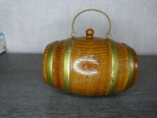 tonnelet en bois , boite ,cachette  (smd2)