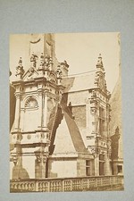 Château Chambord lucarnes toit terrasse Photo ancienne XIX°  S-M MIEUSEMENT 