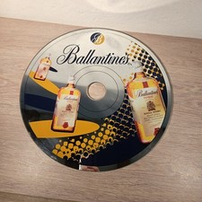 MIROIR DISQUE BALLANTINE'S SCOTCH WHISKY / OBJET PUBLICITAIRE/ COLLECTION 
