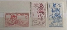 Série 3 Timbres Guadeloupe