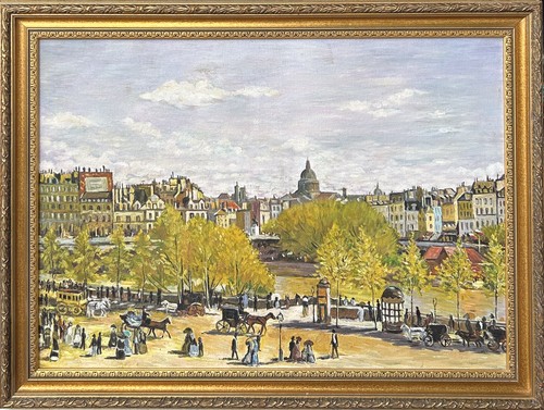 The louvre embankment - embankment, paris