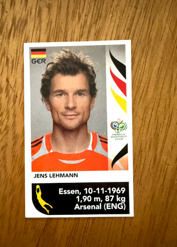 Jens lehmann panini - lehmann,