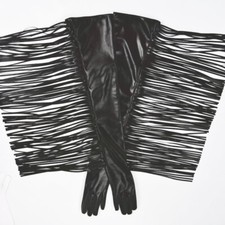 Femmes Faux Cuir Gants Gland