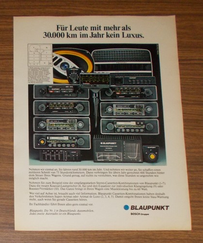 Rare advertising blaupunkt - advertising,