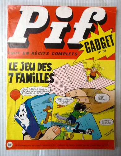 Pif gadget 173 - gadget, editions