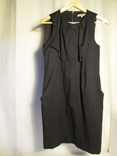 robe SANDRO laine bleu marine