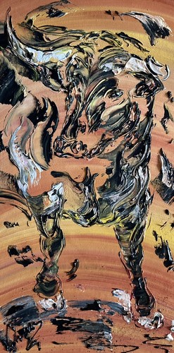 Tableau taureau camargue - tableau,