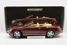 BENTLEY CONTINENTAL GTC 2006 MINICHAMPS 1/18 NEUVE EN BOITE