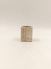 Bougeoir Travertin Sculpté Vintage Fratelli Mannelli ou Cerri Nestore Midcentury