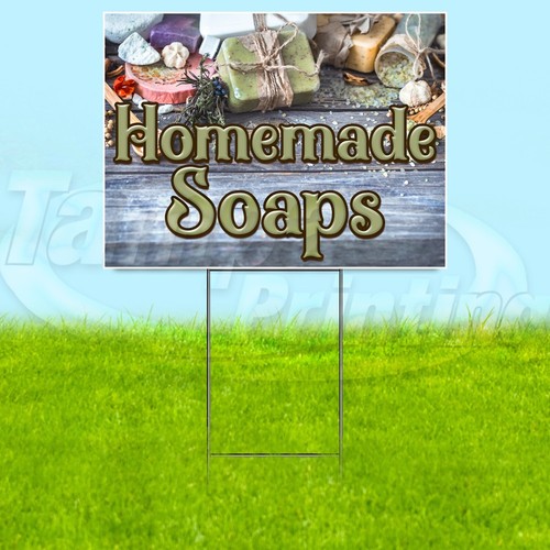 Homemade soaps 18x24 yard - homemade,