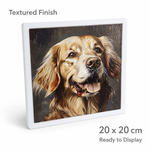 Tableau mural toile chien - toile,