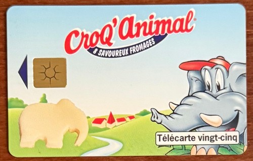 Telecarte 25u croq - 25u, croq'animal