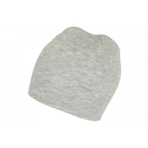 Bonnet gris perle court - bonnet, en