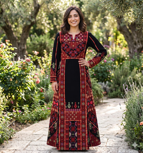 Robe palestinienne tatreez - robe,