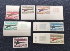 Grande Série Col. Concorde 7 T  ** Non Dentelés - B De F. Grd Luxe