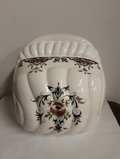 Derouleur à Papiers toilettes Faience De Desvres Décor Rouen 