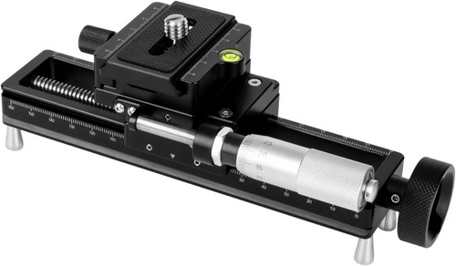 Macro focusing rail slider - macro,