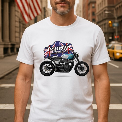 Tee shirt triumph motard - shirt,