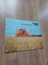 BROCHURE TRACTEUR MOISSONNEUSE SOMECA LAVERDA M120 PROSPEKT TRAKTOR 