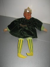 Ancienne Marionnette Théâtre Lyonnais Guignol.. Bois & Carton Bouilli