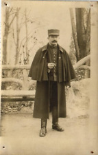 CARTE PHOTO   13 ème   képi  cape  pèlerine   ww1  1914 1918