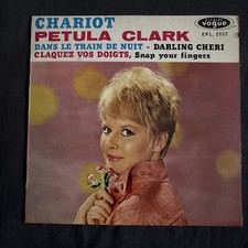 Vinyle 45 Tours Petula Clark chariot claquer vos doigts dans le train de nuit