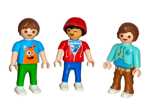 Playmobil figurines enfants - playmobil, x3